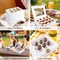 12-Pc White 12-Count Cupcake Boxes – Window, Holds 144, 12.8x9.8x3.5in